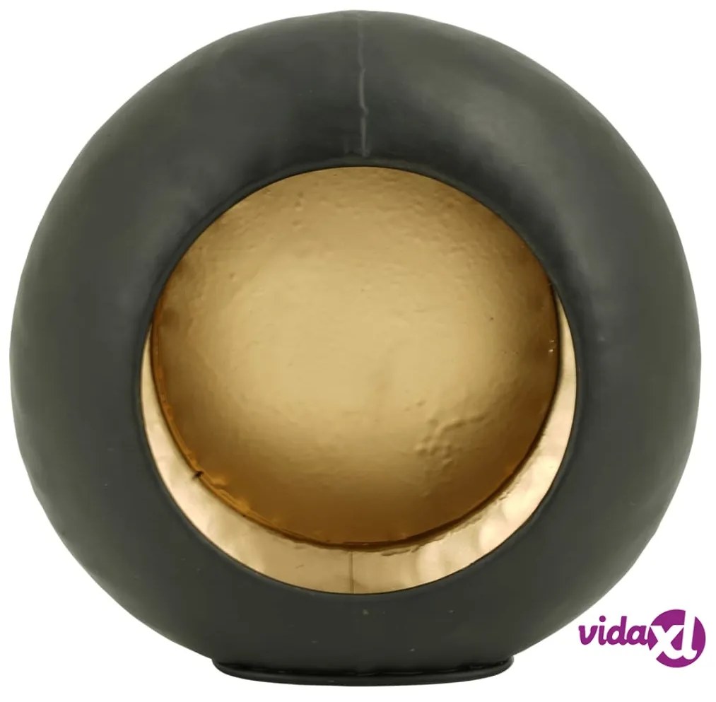 Lesli Living Portacandele Rotondo a Uovo 19x7,5x18 cm