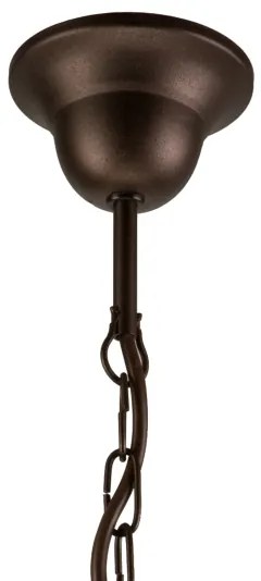 Lampadario a sospensione con catena ADELLE 5xE27/60W/230V