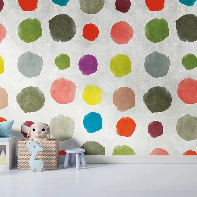 Fotomurale  Dots , multicolor 159 x 280 cm