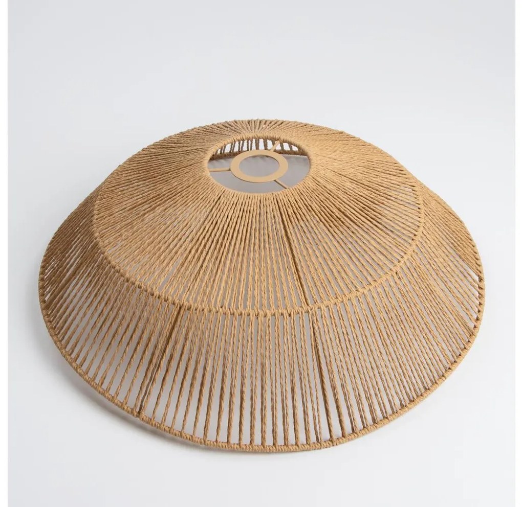 Paralume universale KERIA, diam. 50 cm, marrone