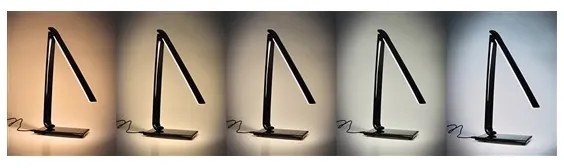 Solight WO37-B - Lampada LED da tavolo dimmerabile Connettore USB LED/12W/230V nero