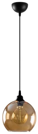 Lampadario su corda ORO 1xE27/40W/230V