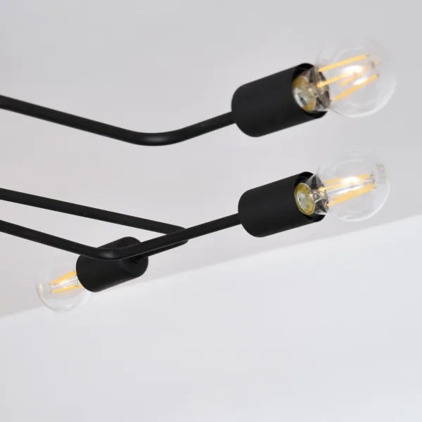 Lampadario a plafone LED TUBE 6xE27/15W/230V