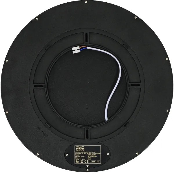 Fulgur 41813 - Plafoniera LED NOMY LED/32W/230V diametro 40 cm nero