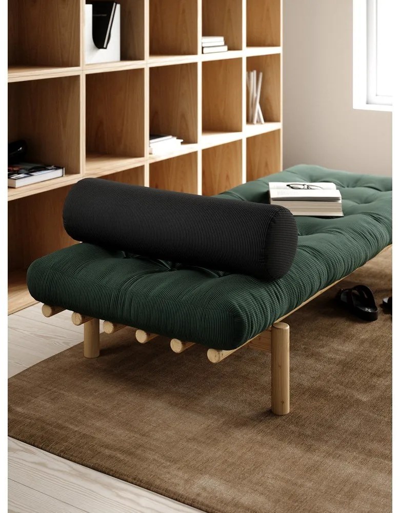 Divano in velluto a coste marrone senape 200 cm Next - Karup Design