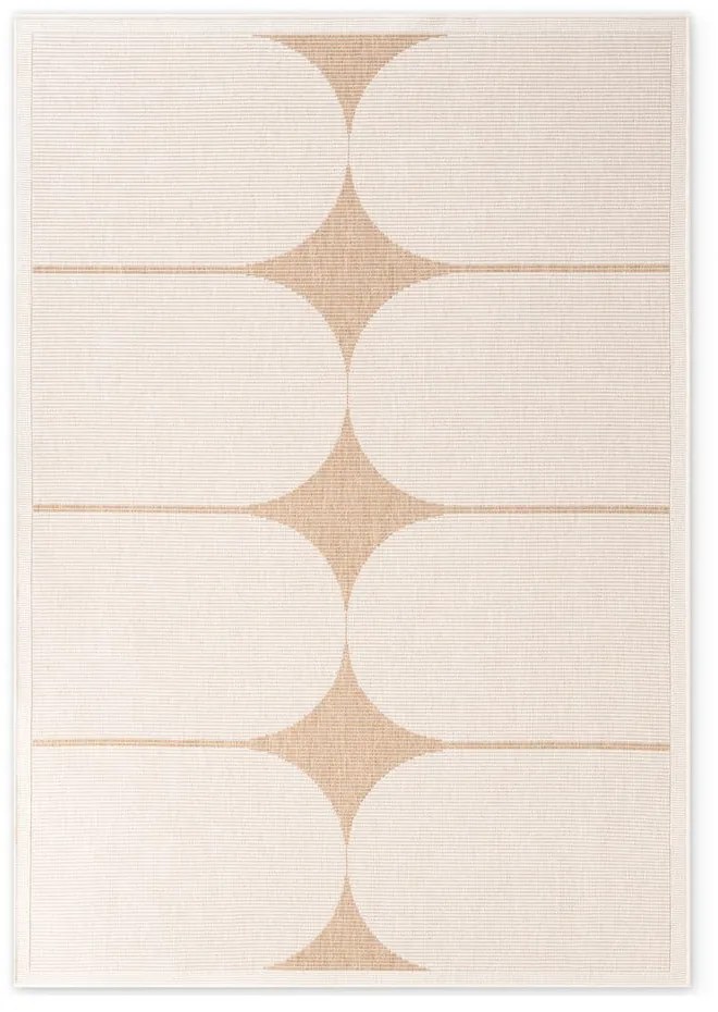 Tappeto da interno/esterno beige/avorio 160x230 cm Duet Bowen – NORTHRUGS