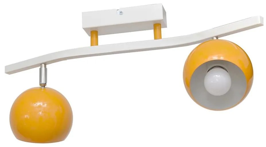 Faretto MORRIS 2xE27/15W/230V arancione