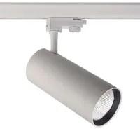 Faretto LED spot 30W nero bianco binario track trifase faro illuminazione vetrine negozi ufficio 230V BIANCO 4000K