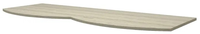 Top per lavabo Vague BADEN HAUS L 138 x H 1.6 x P 51 cm rovere sbiancato mdf