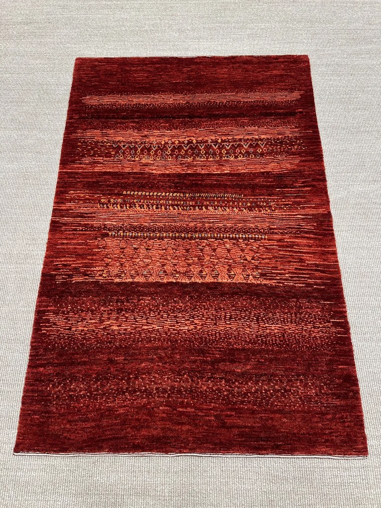 Loribaft Tappeto persiano 120 x 180 Rosso (Iran) Annodato A Mano