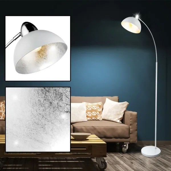 GLOBO 24703SW - Lampada da terra ANITA 1xE27/40W/230V