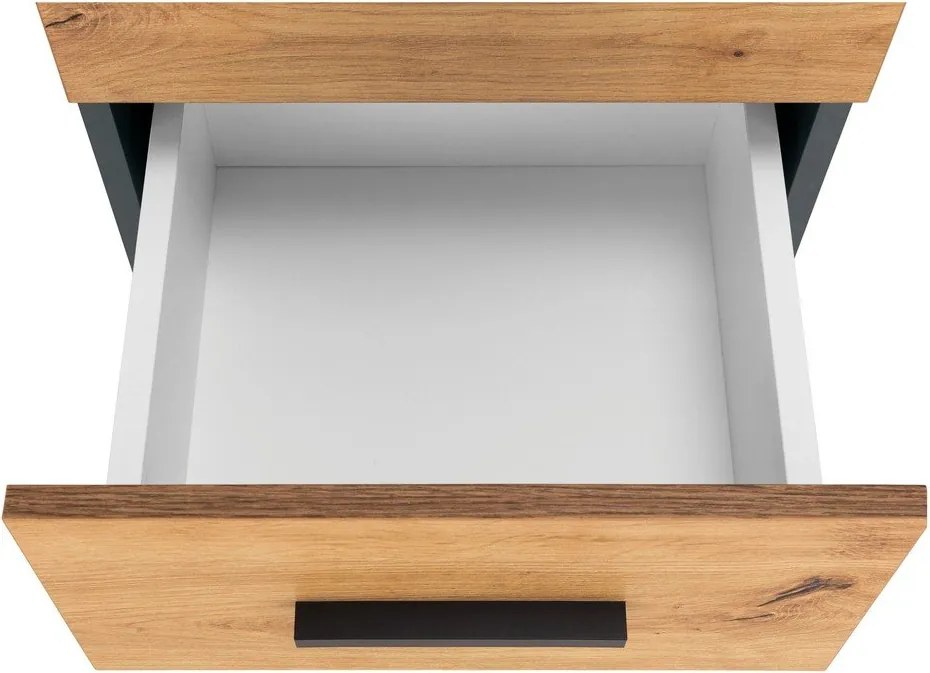 Mobile per bagno alto effetto rovere 130x35 cm Malika - Støraa