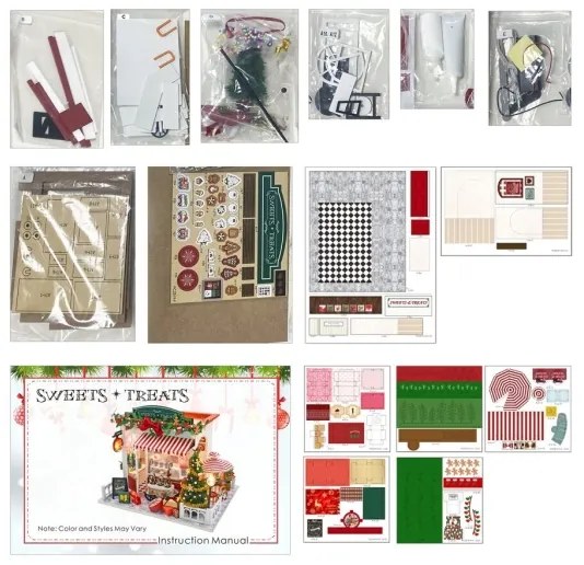 2Kids Toys - Miniatura casetta Dolci Natalizi 2xAAA