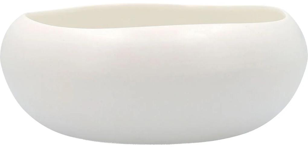 Ciotola Ariane Organic Ceramica Bianco (Ø 21 cm) (2 Unità)
