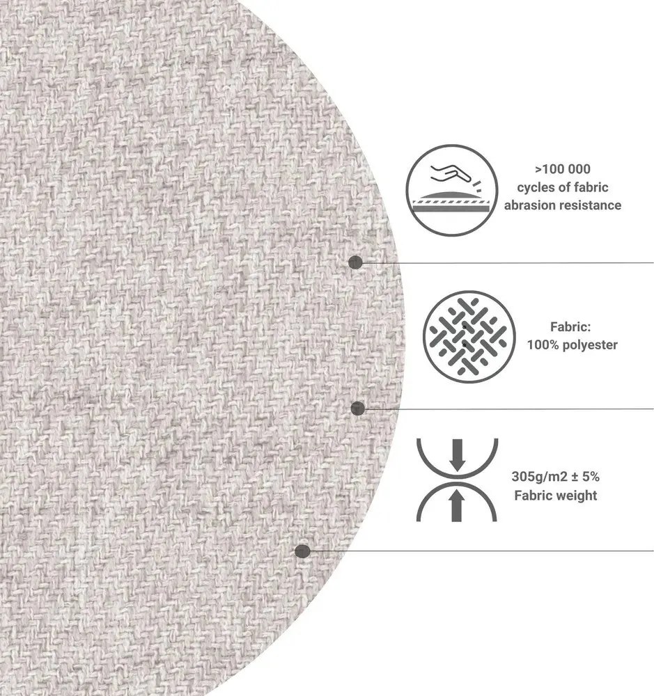 Divano letto angolare crema (variabile) Homely Tommy - Miuform