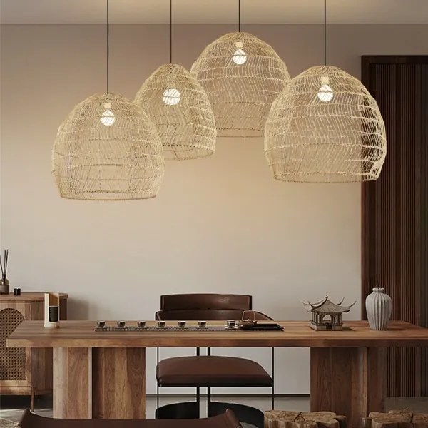 Immax 08261L - Lampadario sospeso con cavo BOHO DELICADO 1xE27/40W/230V Ø 60 cm