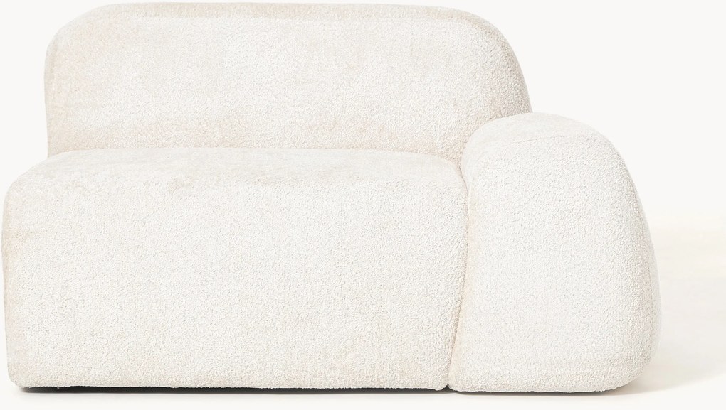 Modulo angolare in teddy-bouclé Wolke