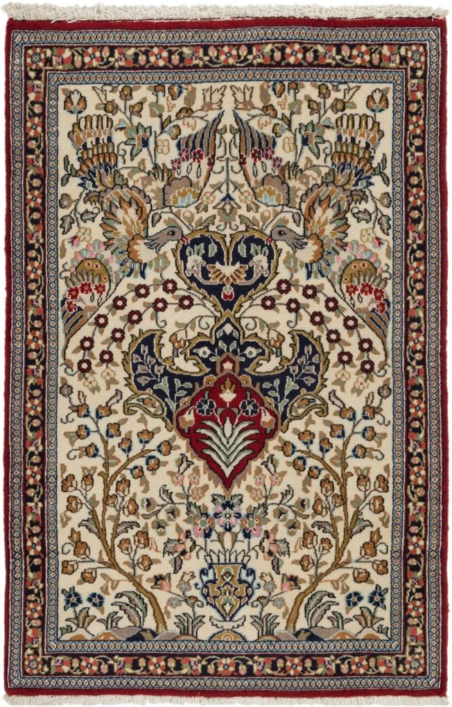 Ghom Tappeto 80x120 (Iran) Annodato A Mano