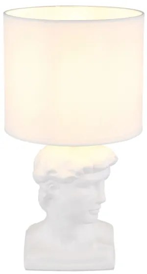 Globo 21732W - Lampada da tavolo HERMES 1xE14/40W/230V bianco