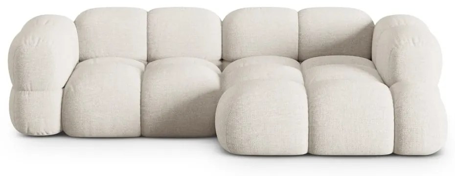 Divano angolare beige (con penisola a destra/con chaise lounge) Loretto – Cosmopolitan Design