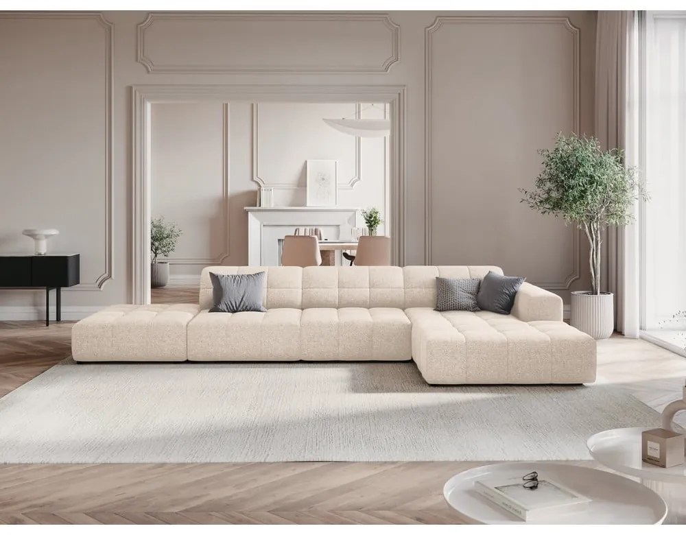 Divano angolare crema (angolo destro) Chicago - Cosmopolitan Design