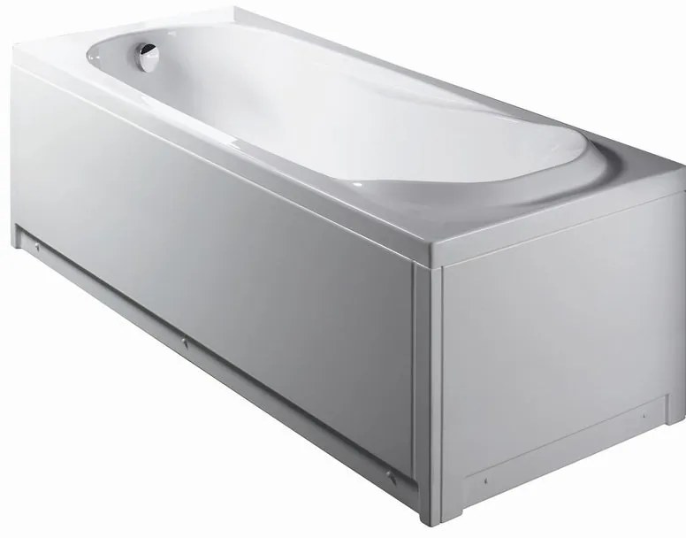 Pannello di rivestimento vasca Alba acrilico bianco L 170 x H 70 cm
