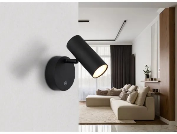 Globo 57914-1AL - Faretto da parete dimmerabile ALLVI LED/0,4W/3,7V 1800 mAh