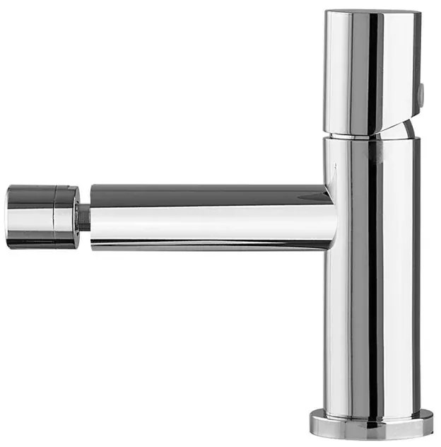 Miscelatore bidet cromo senza leva in acciaio inox Gemini