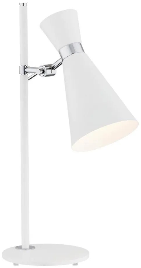 Argon 3890 - Lampada da tavolo LUKKA 1xE27/15W/230V bianca