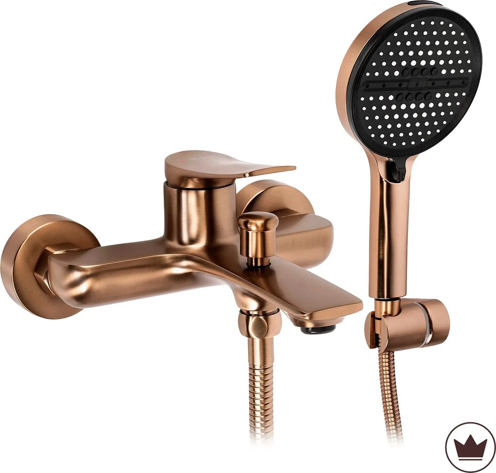 Miscelatore per vasca PREMIUM REA Vision Brush Copper