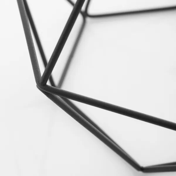 Applique BASKET 1xE27/60W/230V nero