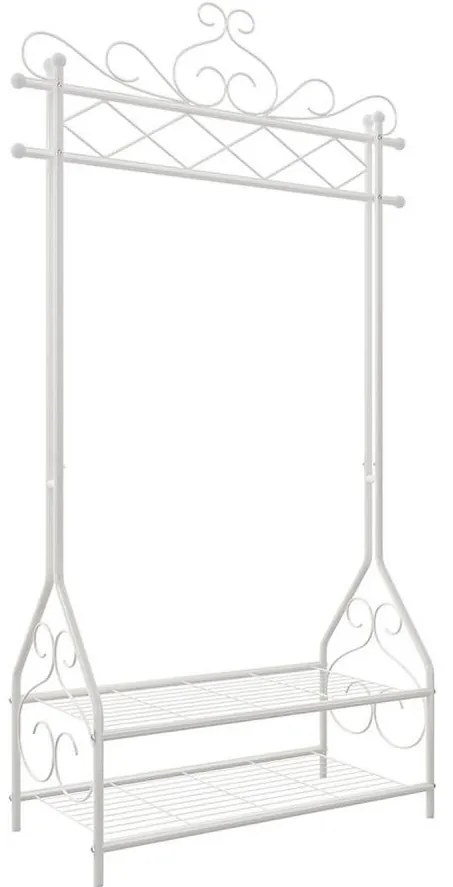 Appendiabiti da terra LINEA bianco