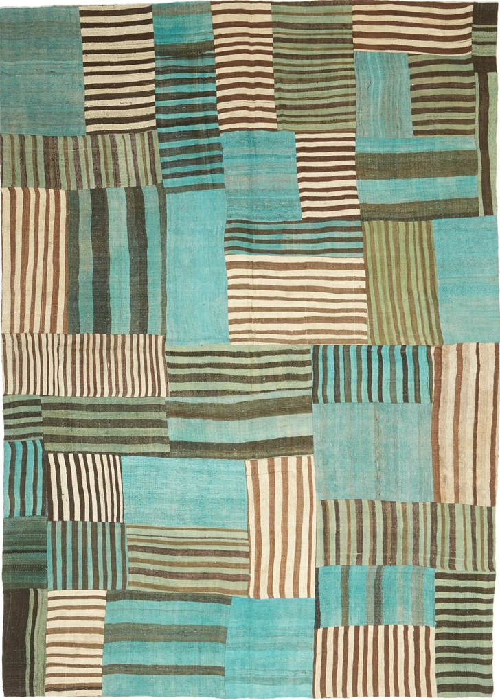 Patchwork Tappeto 250x180 (Iran) Annodato A Mano