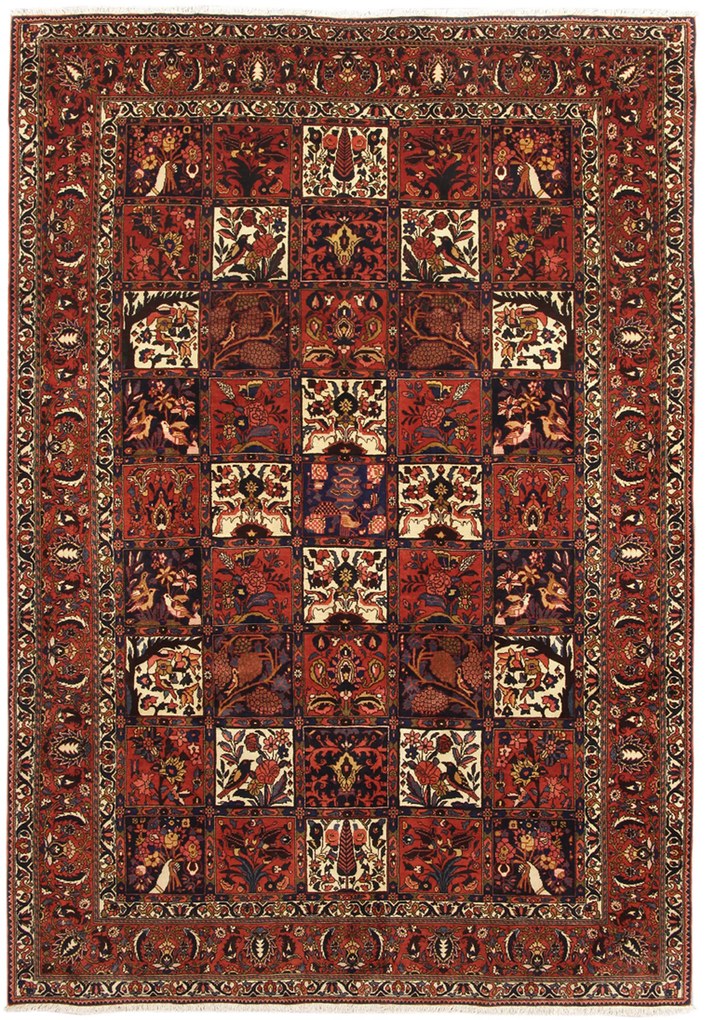 Bakhtiar Tappeto 320x220 (Iran) Annodato A Mano