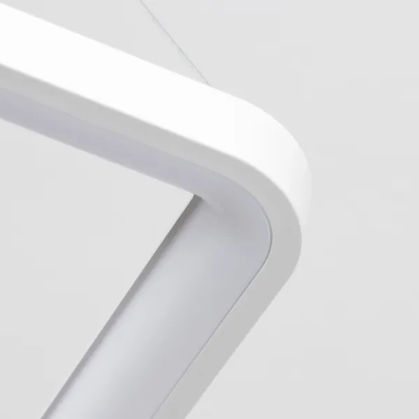 Brilagi - Lampada a sospensione dimmerabile con cavo FALCON SLIM LED/50W/230V 50x50 cm bianco + telecomando