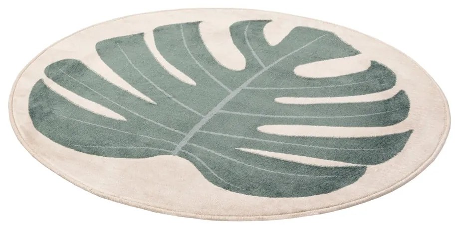 Tappeto per bambini verde e beige ø133 cm Deliciosa Malachite – FD