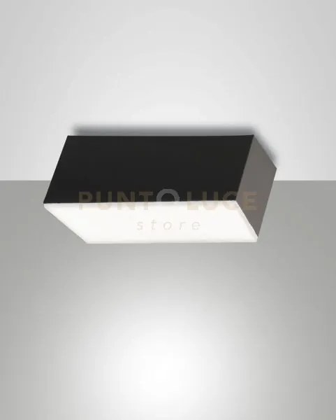 Lucas applique antracite parete/soffitto a led 12w 3000k 1040lm dim...