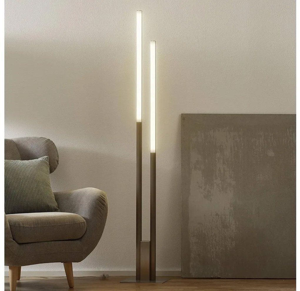 Eglo 33323 - LED RGBW Lampada da terra con dimmer FRAIOLI-C 2xLED/17W/230V