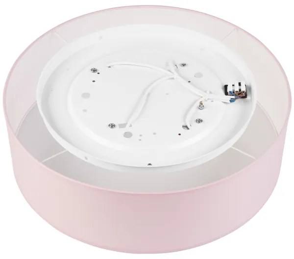 Plafoniera SIRJA PASTEL DOUBLE 4xE27/15W/230V diametro 45 cm rosa