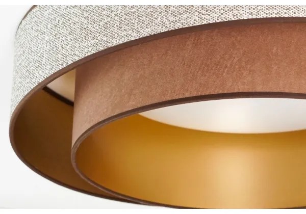 Brilagi - Plafoniera LED VEGAS SHINE LED/24W/230V diametro 60 cm marrone