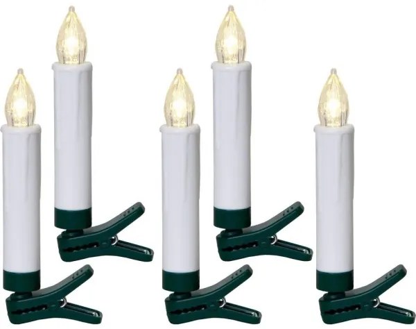 Eglo 411527 - SET 5x Illuminazione LED per albero di Natale 1xLED/0,06W/1xAA IP44