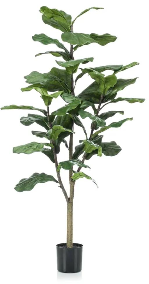 Emerald Pianta di Ficus Lyrata Artificiale 120 cm