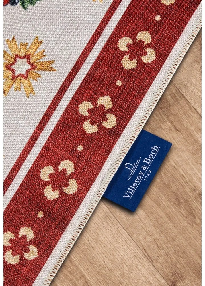 Tappeto rosso con motivo natalizio 160x230 cm Red Christmas - Villeroy&amp;Boch