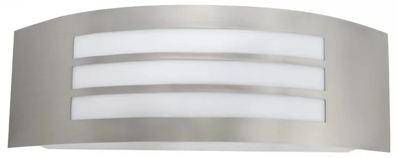 Applique Inox E27 IP54 da Esterno Antiabbagliamento - Serie SHELL Base E27