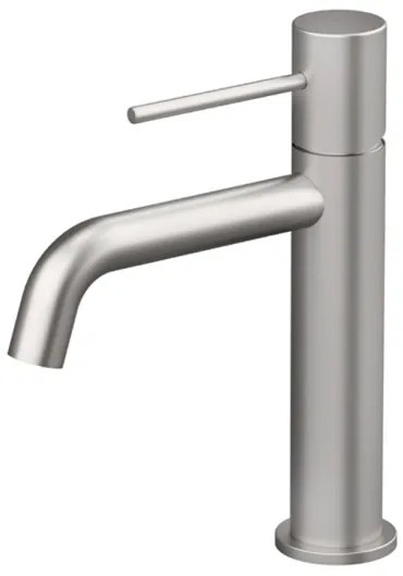 Miscelatore Per Lavabo In Ottone Nichel Spazzolato Smooth Rubicer