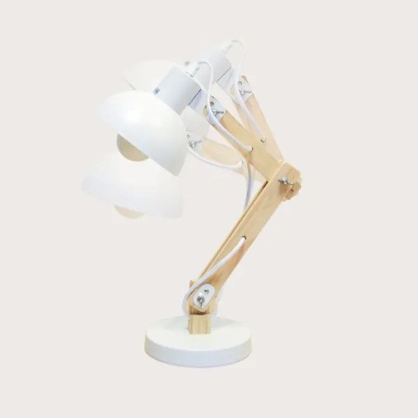 Brilagi - Lampada da tavolo FOCUS 1xE27/40W/230V bianca