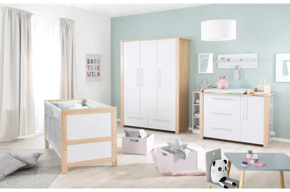 Appendiabiti da parete grigio chiaro per bambini Maren 2 - Roba