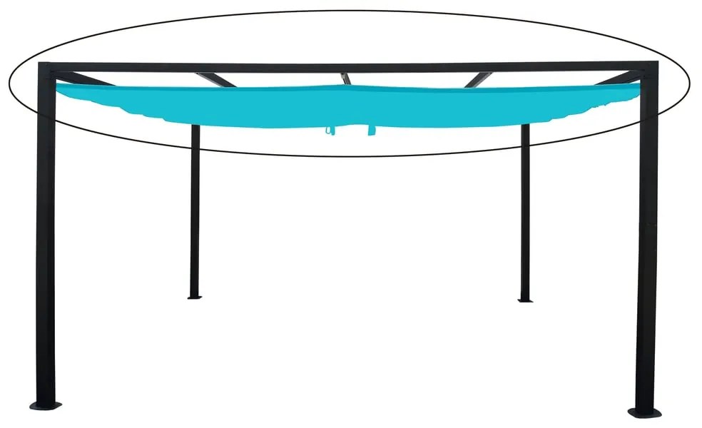 Telo di ricambio  in poliestere Panarea blu L 400 x L 284 cm