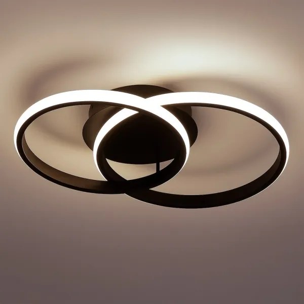 Plafoniera LED TITANO LED/12W/230V nera