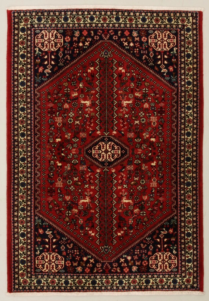 Abadeh Tappeto 150x110 (Iran) Annodato A Mano